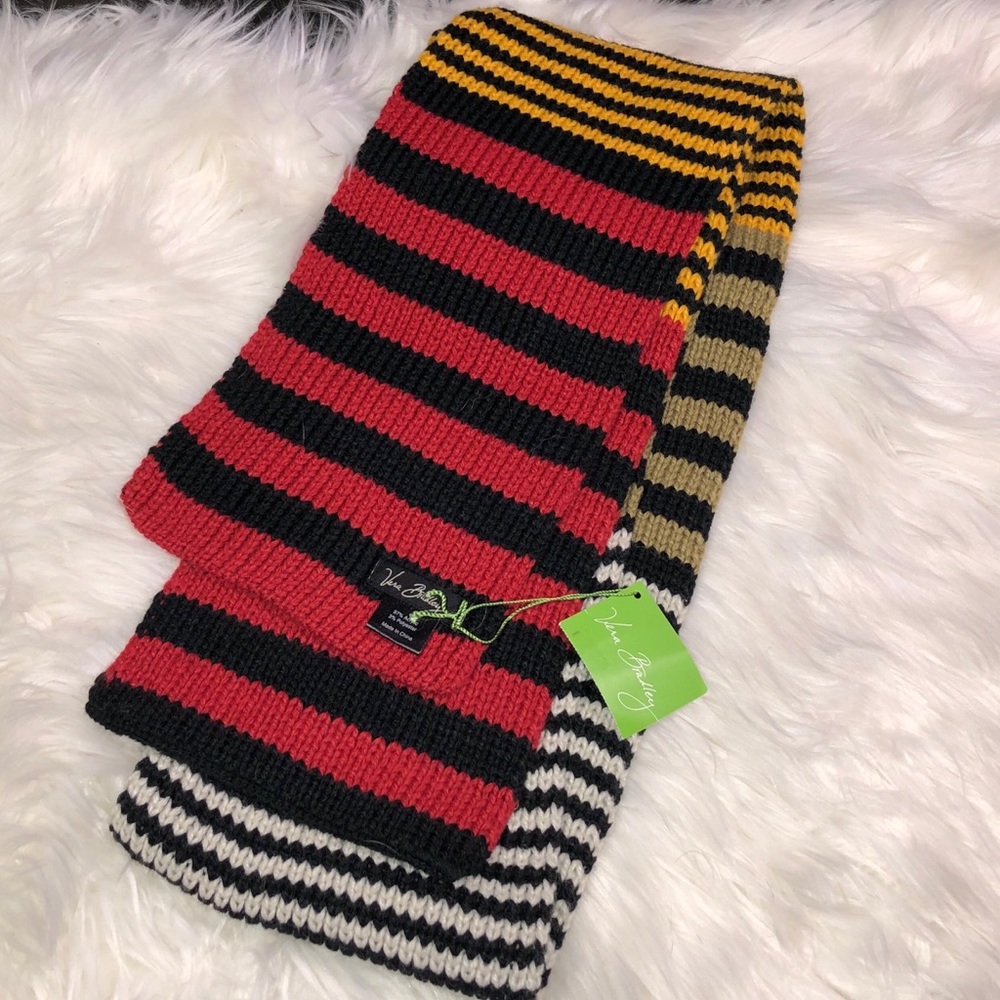 Vera Bradley NWT Knit Striped Rectangle Scarf